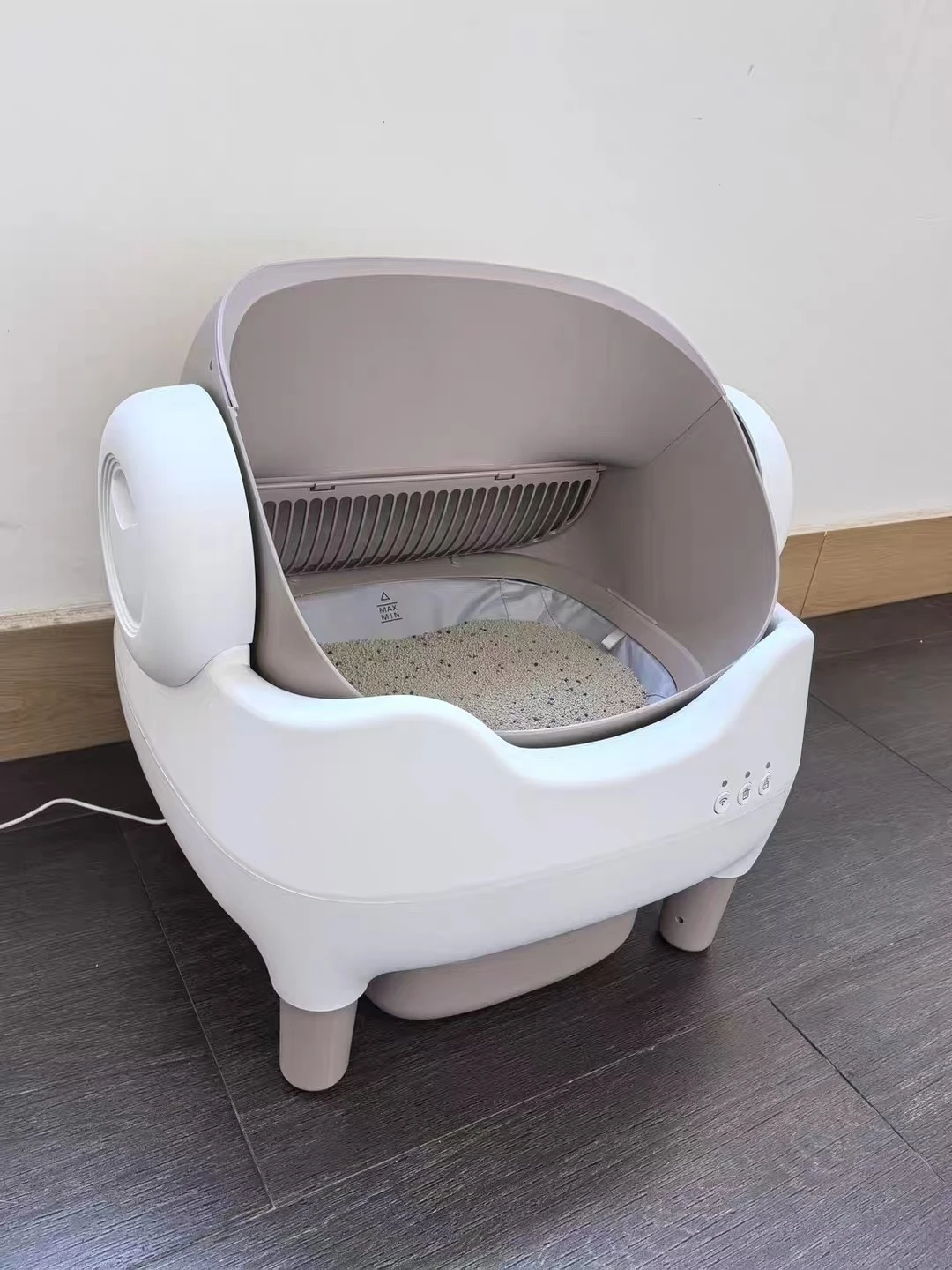 Automatic Cat Litter Box with Anti-Pinch Safety System Automatic Cat Litter Box with Anti-Pinch Safety System