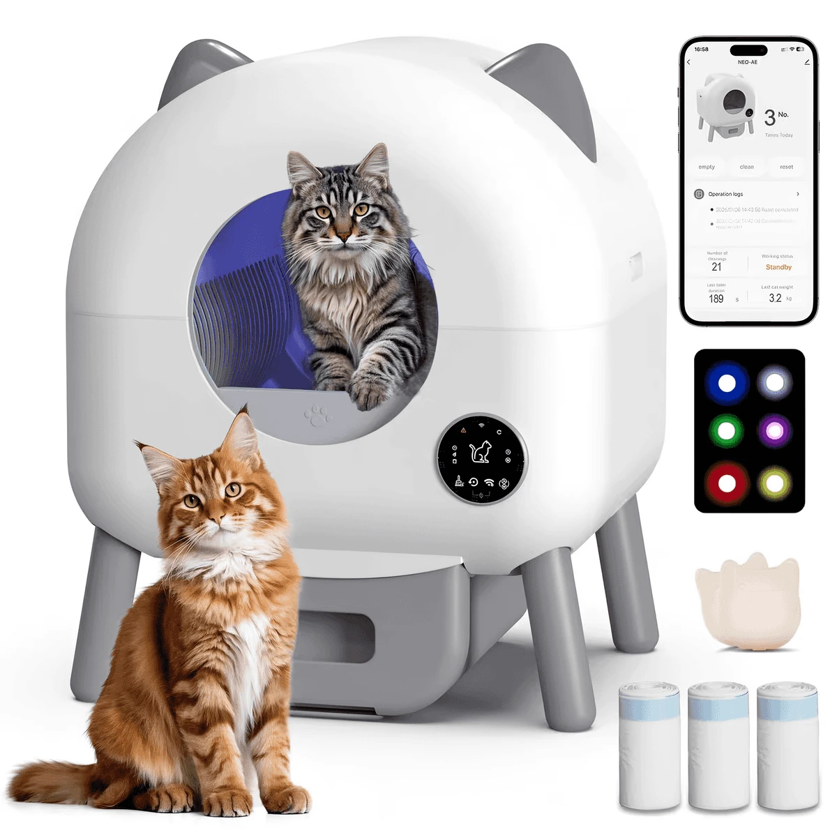 neo-ae-cat-ear-automatic-litter-box neo-ae-cat-ear-automatic-litter-box