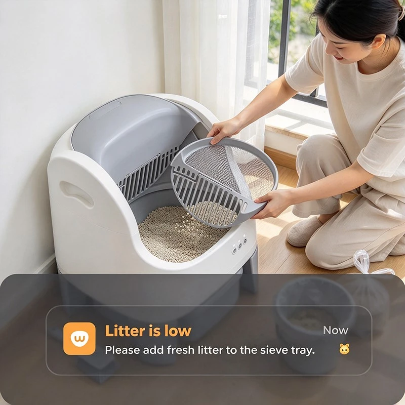 Get notified when waste drawer is full