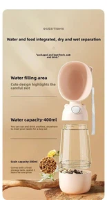 Dog Food And Water Dispenser