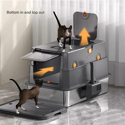 Stainless Steel Cat Litter Pan Pan